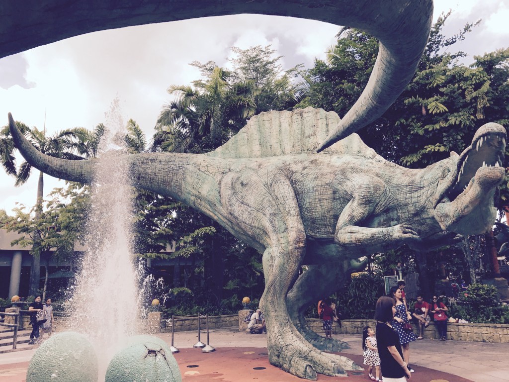Dinosaur in the&nbsp;park