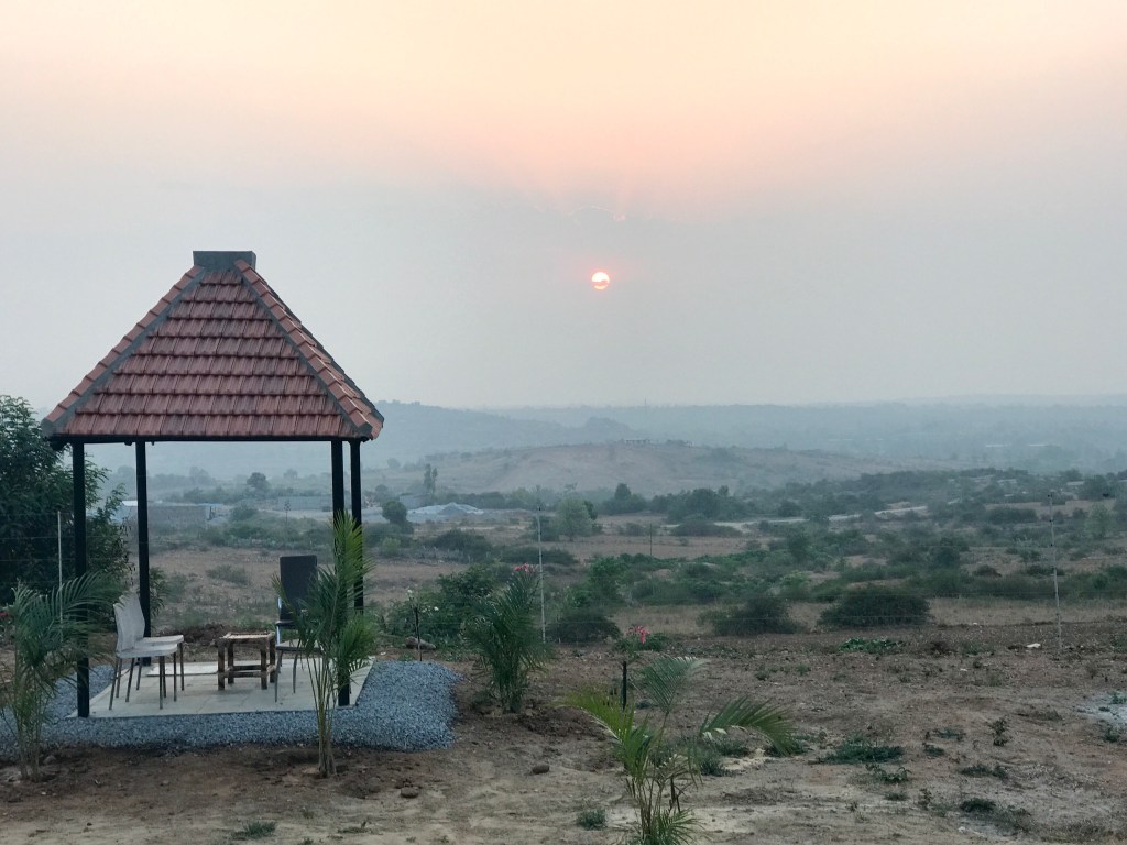 Sun rise at the&nbsp;farm