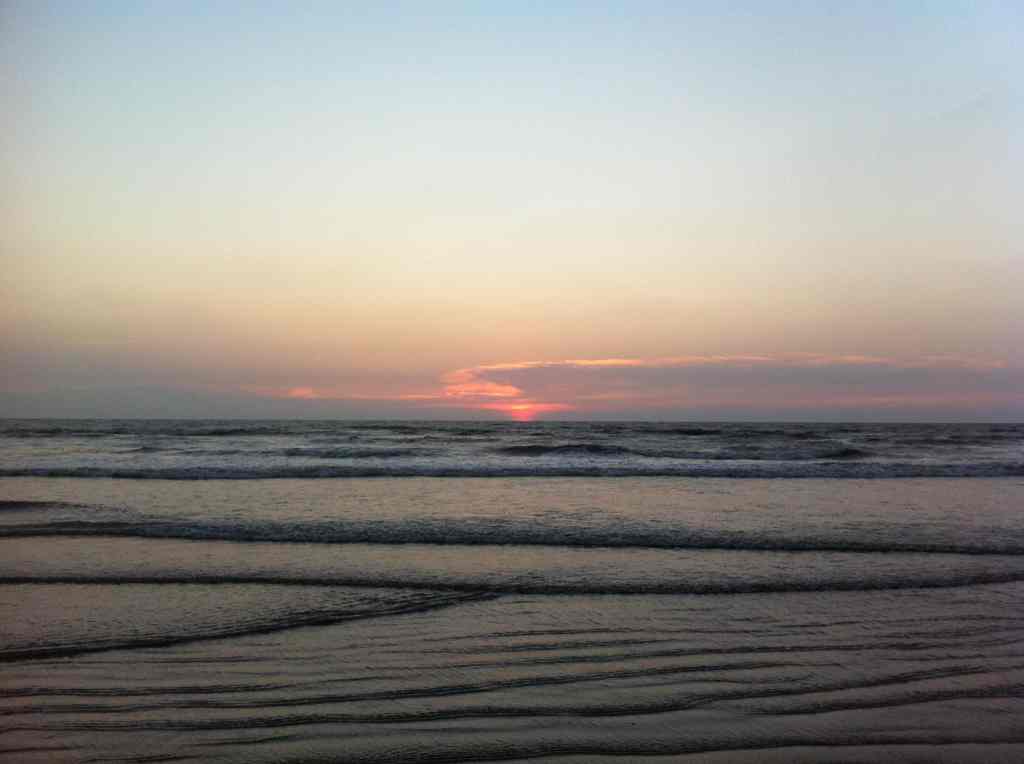 Sunset at the&nbsp;beach