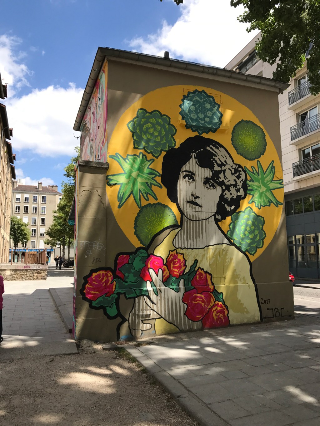 Lady with the&nbsp;flowers