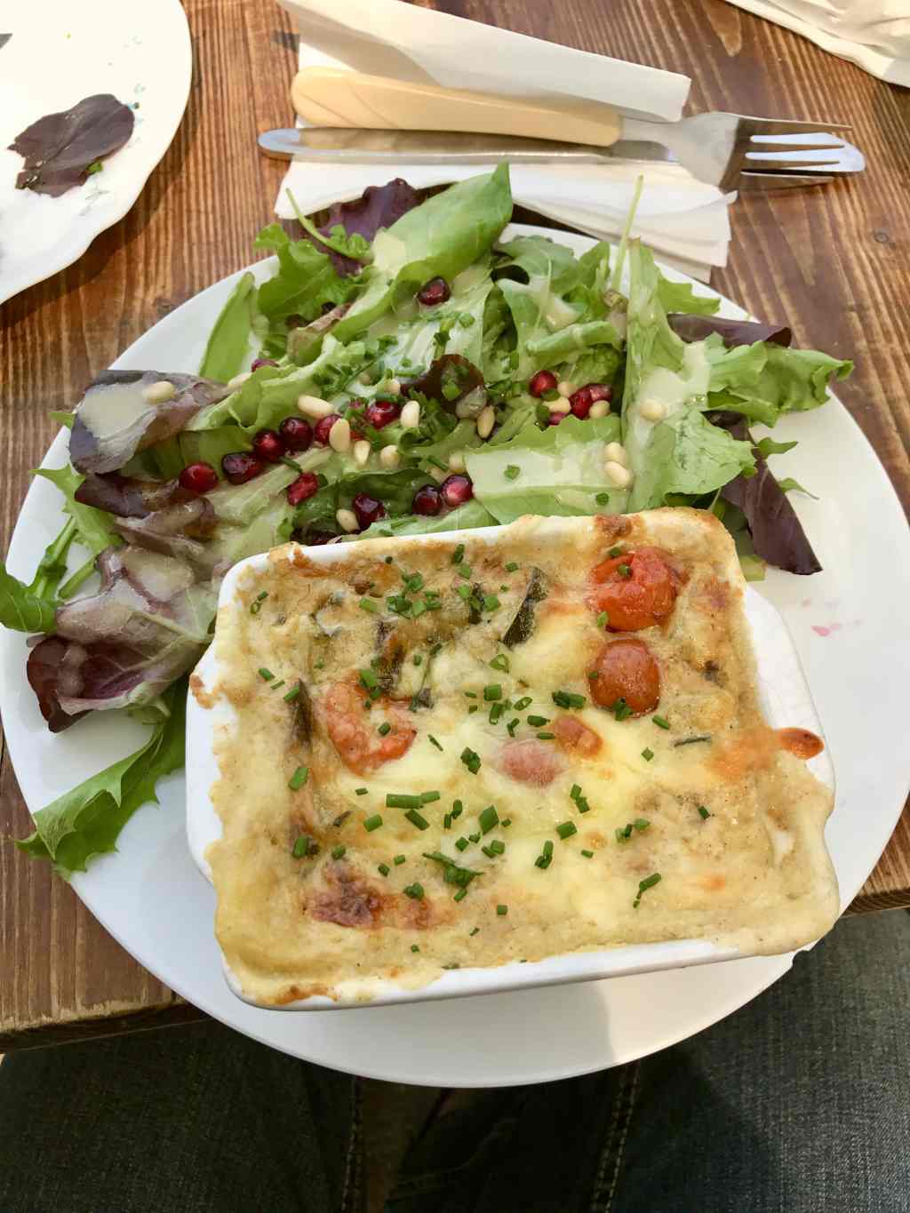 Veg Lasagna with&nbsp;Salad