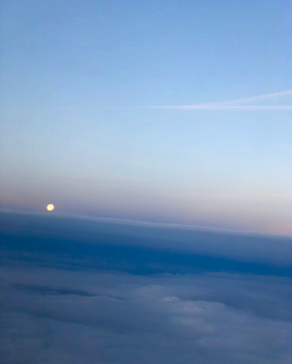 Moon in the morning&nbsp;sky!