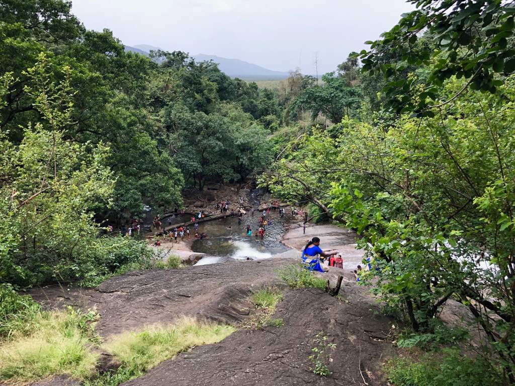 Walking toward the&nbsp;falls!