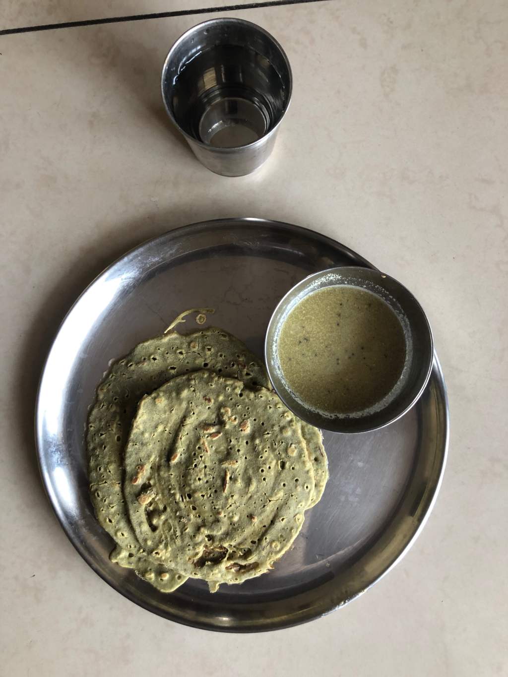 Spinach Dosa