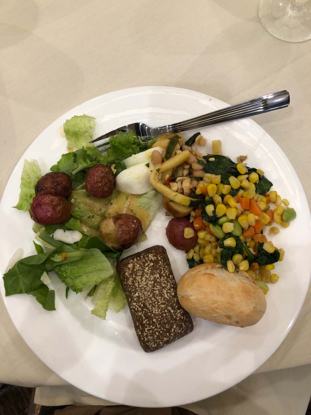 Vegetarian breakfast.