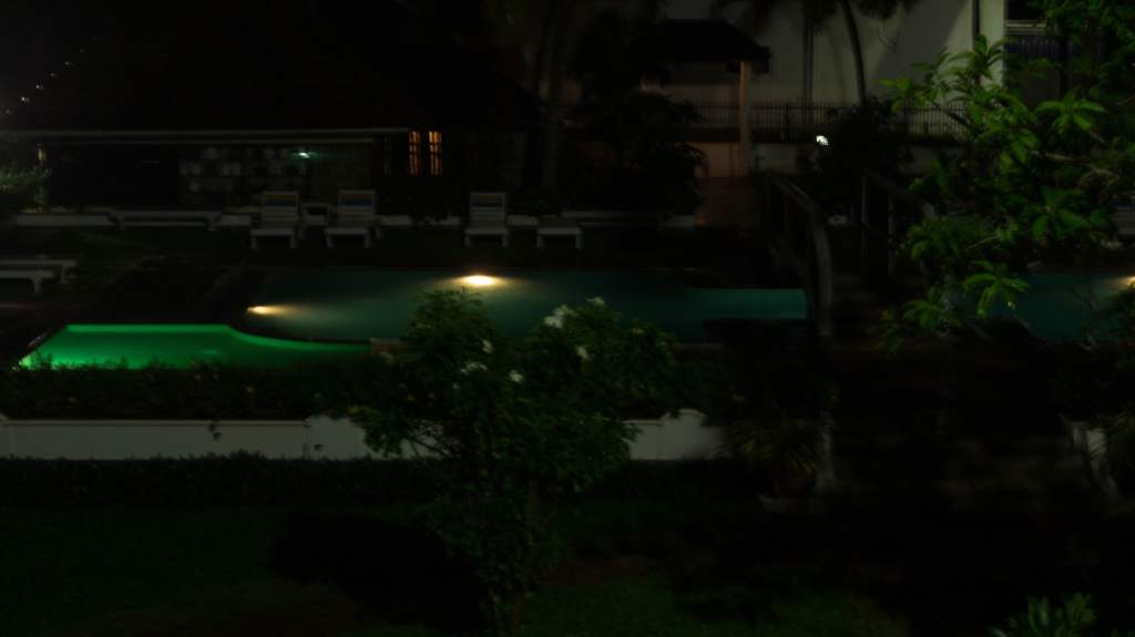 Swimming pool at&nbsp;night