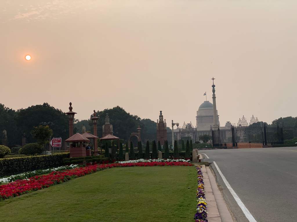 Sunset at Rashtrapati&nbsp;Bhavan