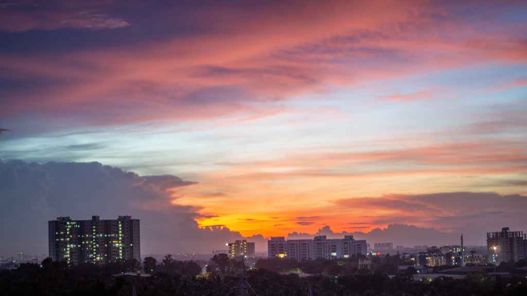 Sunset from the&nbsp;Balcony!