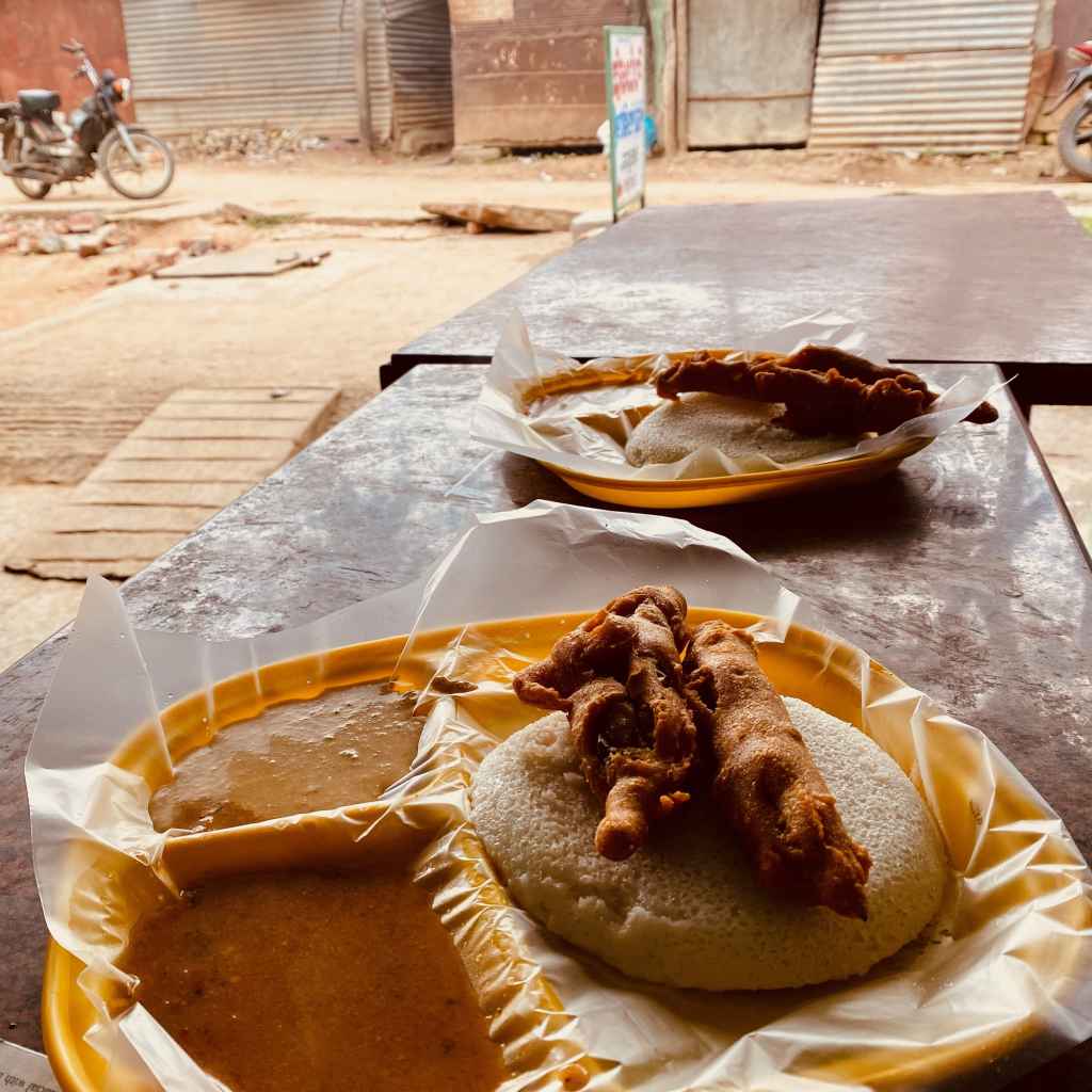 Idly & Bajji for a&nbsp;change.