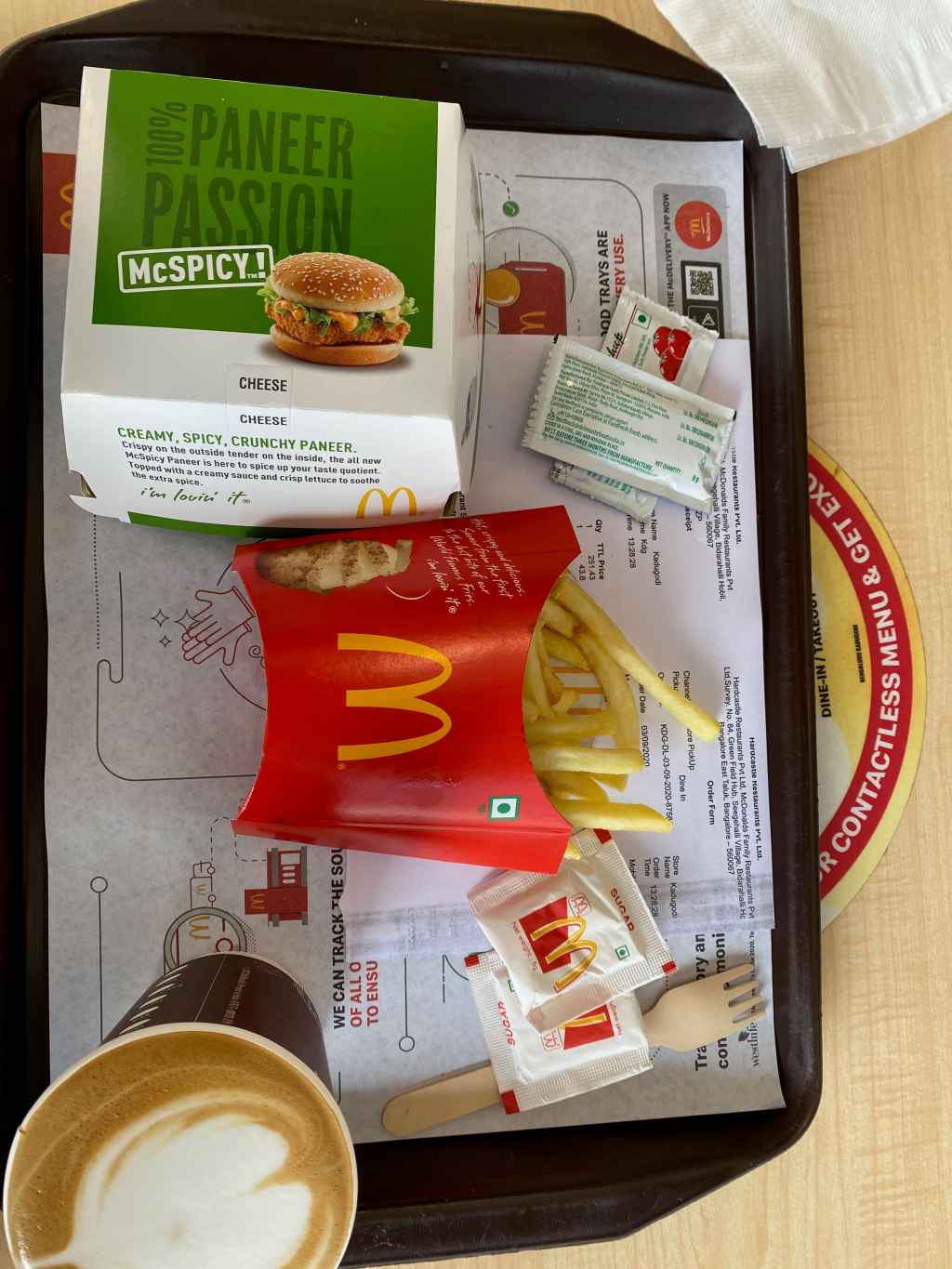 Spicy Paneer burger!