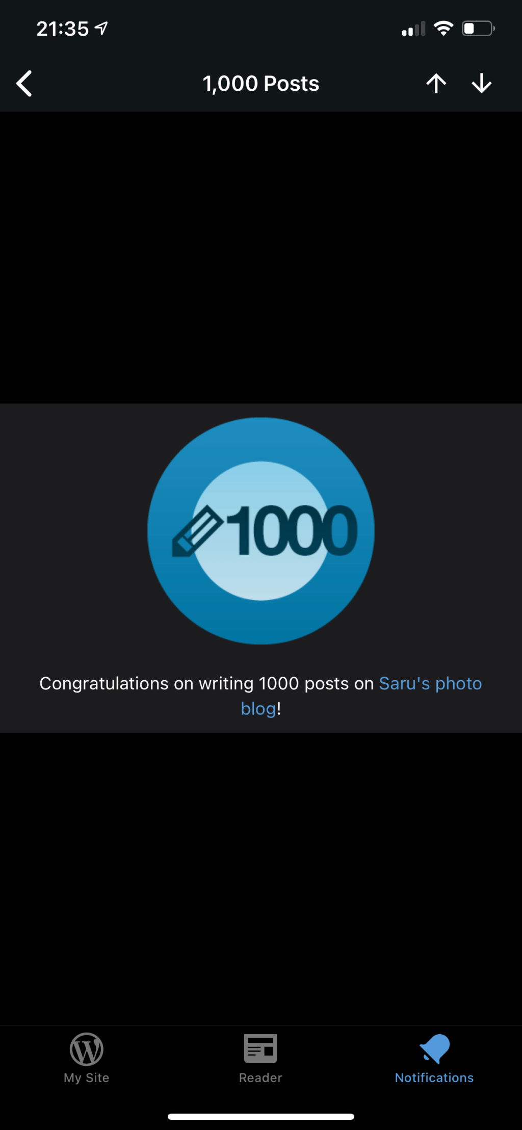 1000 posts