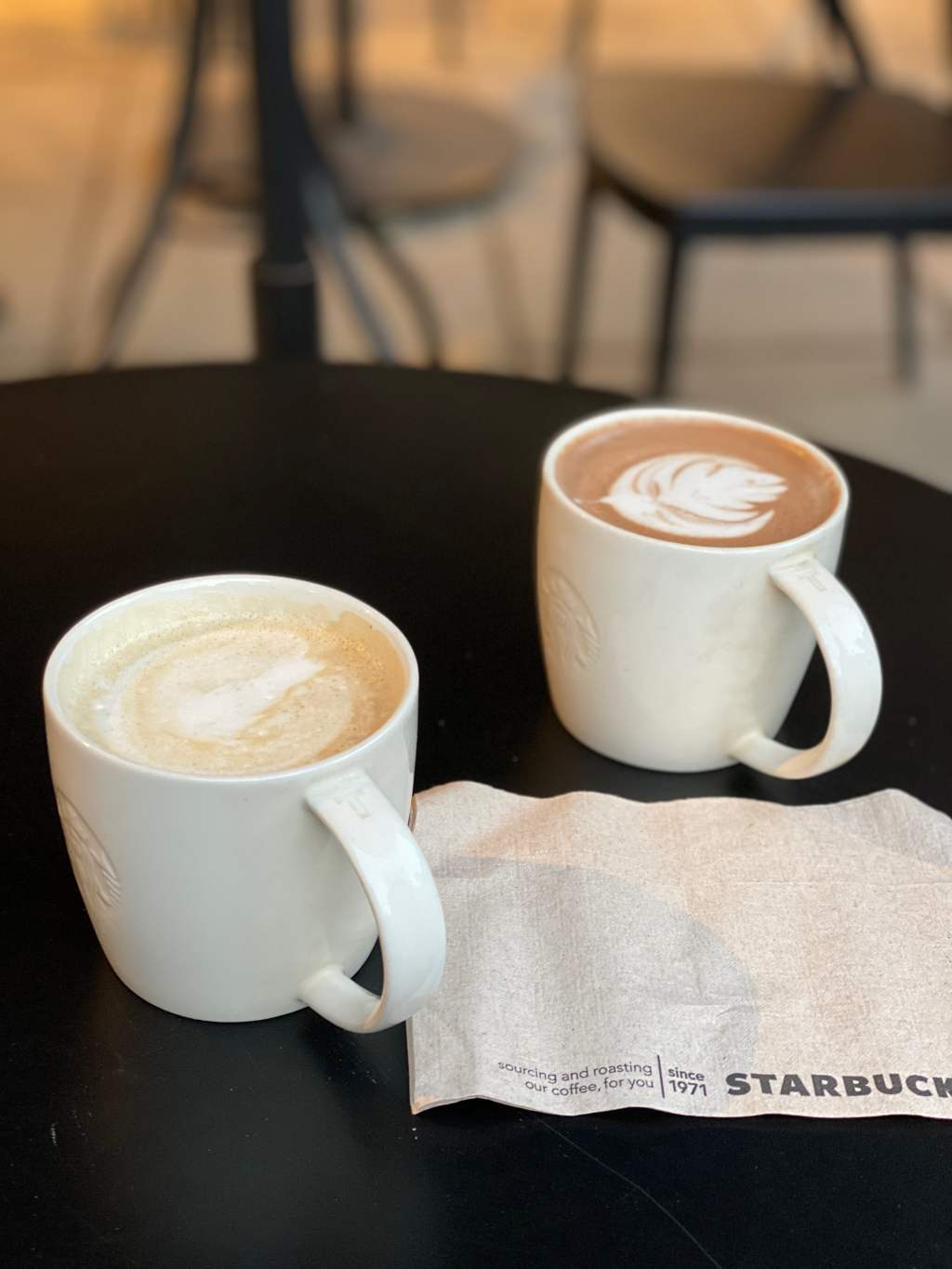 Vanilla Latte and Cafe&nbsp;Mocha!