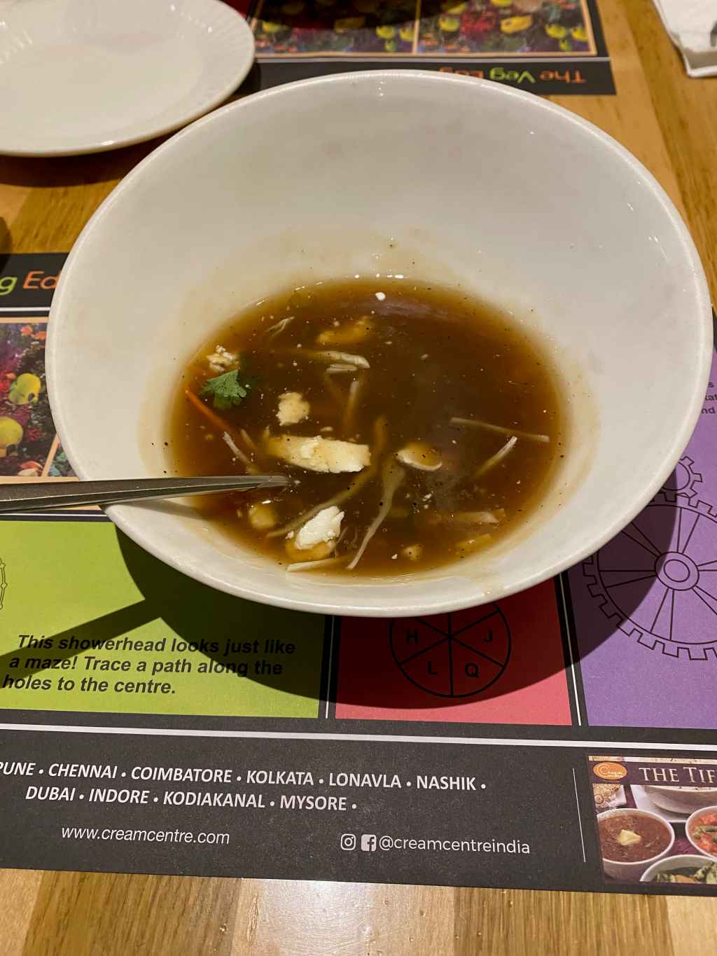 Mixed veg clear&nbsp;soup