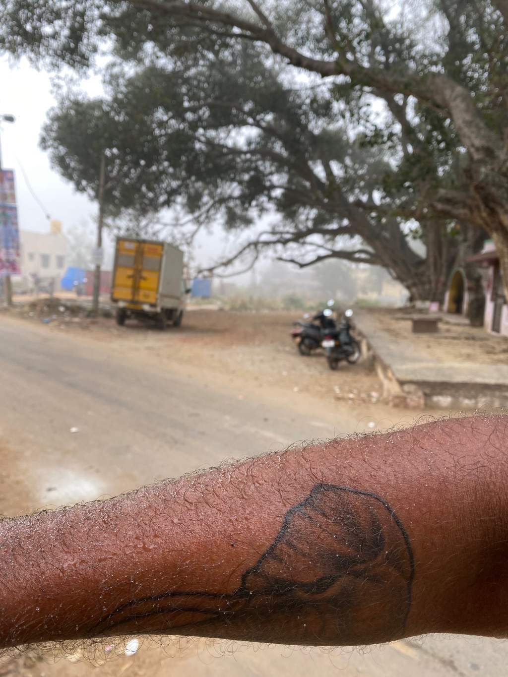 Dew drops on the&nbsp;ride!