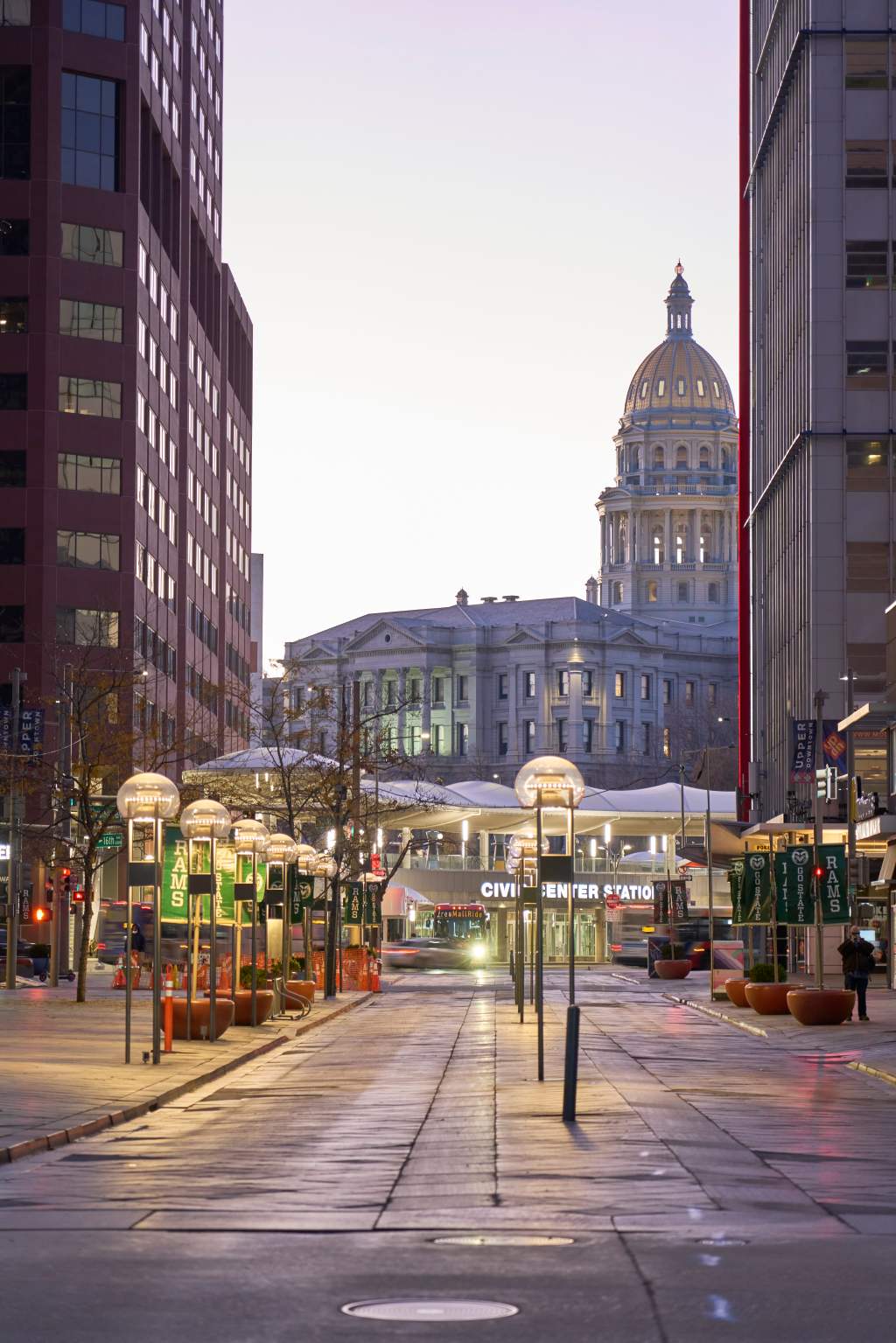 Civic center station