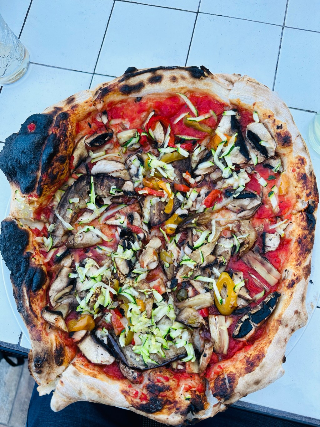 Wood fired pizza