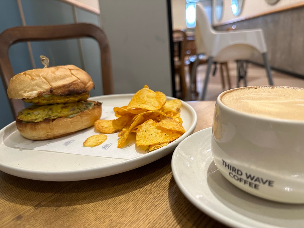 Egg sandwich and&nbsp;Cappuccino