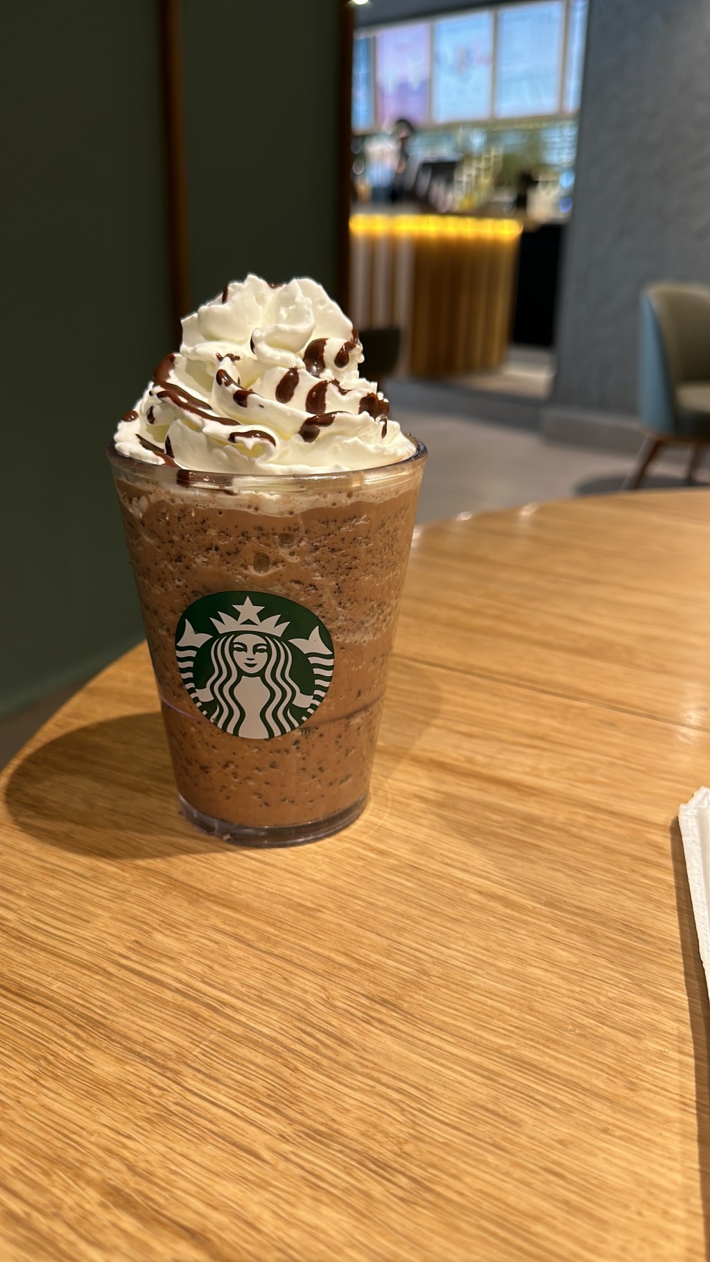 Double chocolate chip&nbsp;frappuccino