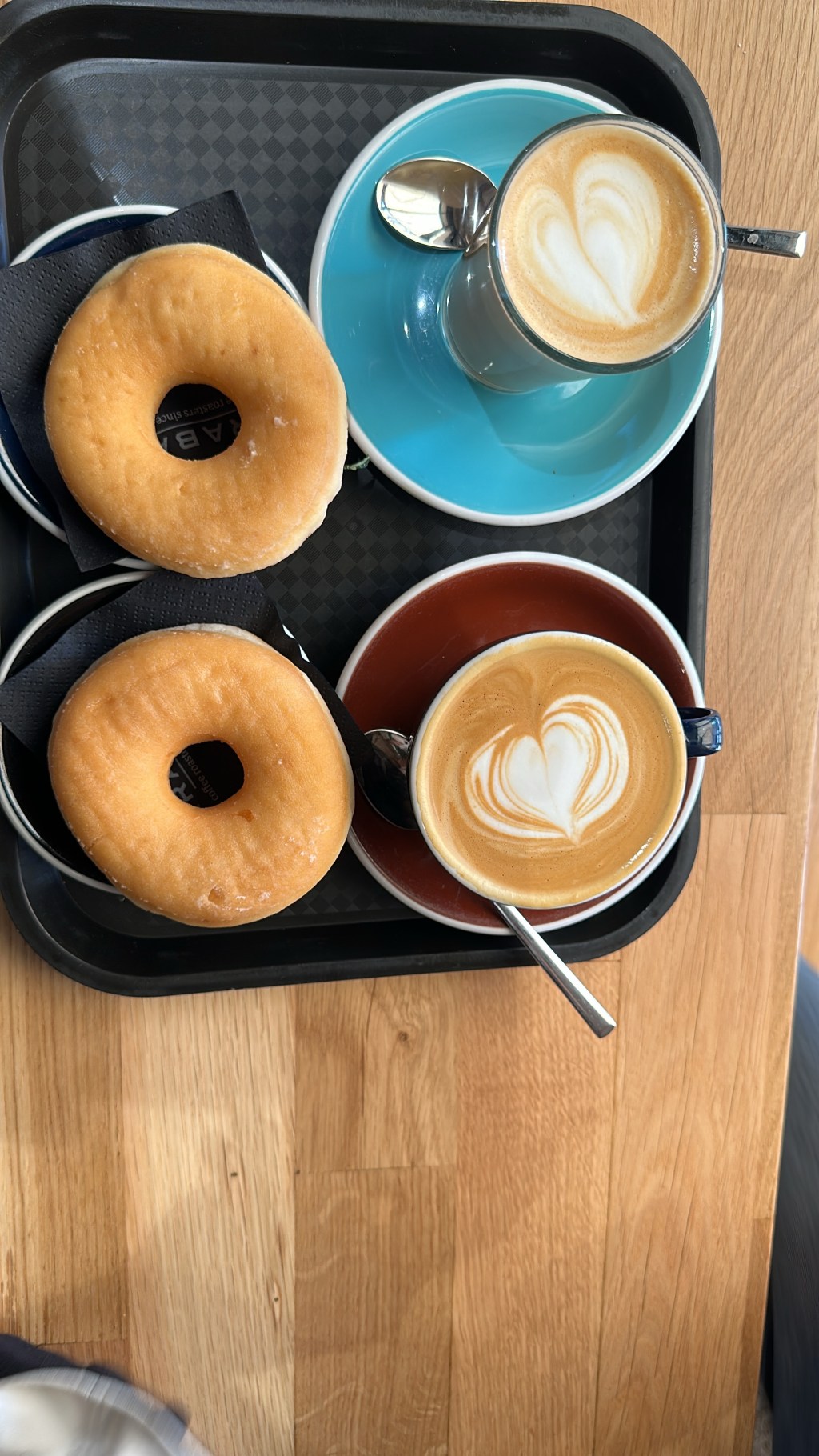Latte, Cortado and&nbsp;Donuts