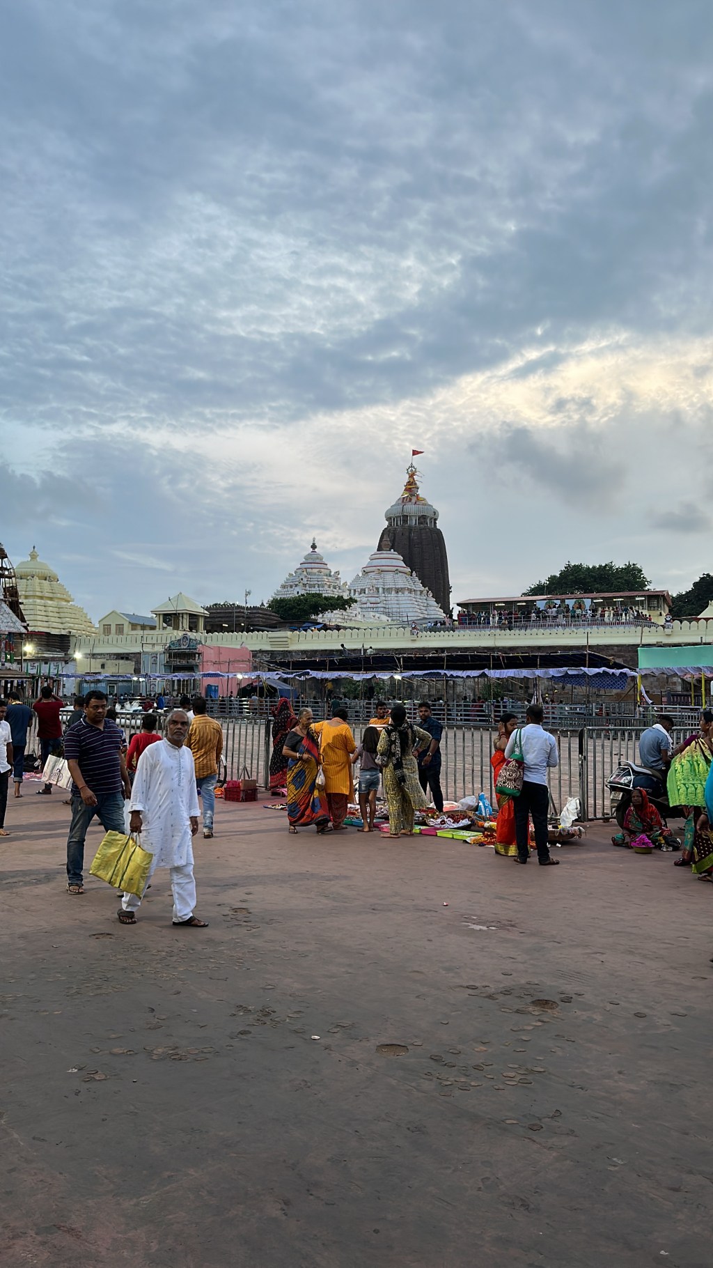 Walking around the&nbsp;temple