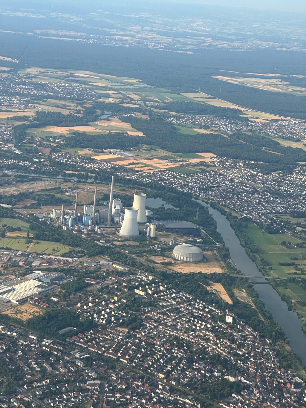 Over Frankfurt
